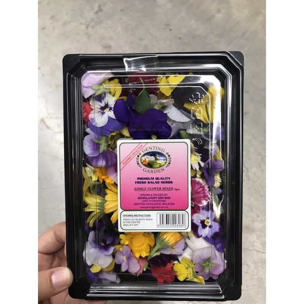[Ready Stock] Edible Fresh Flower Genting | Shopee Malaysia