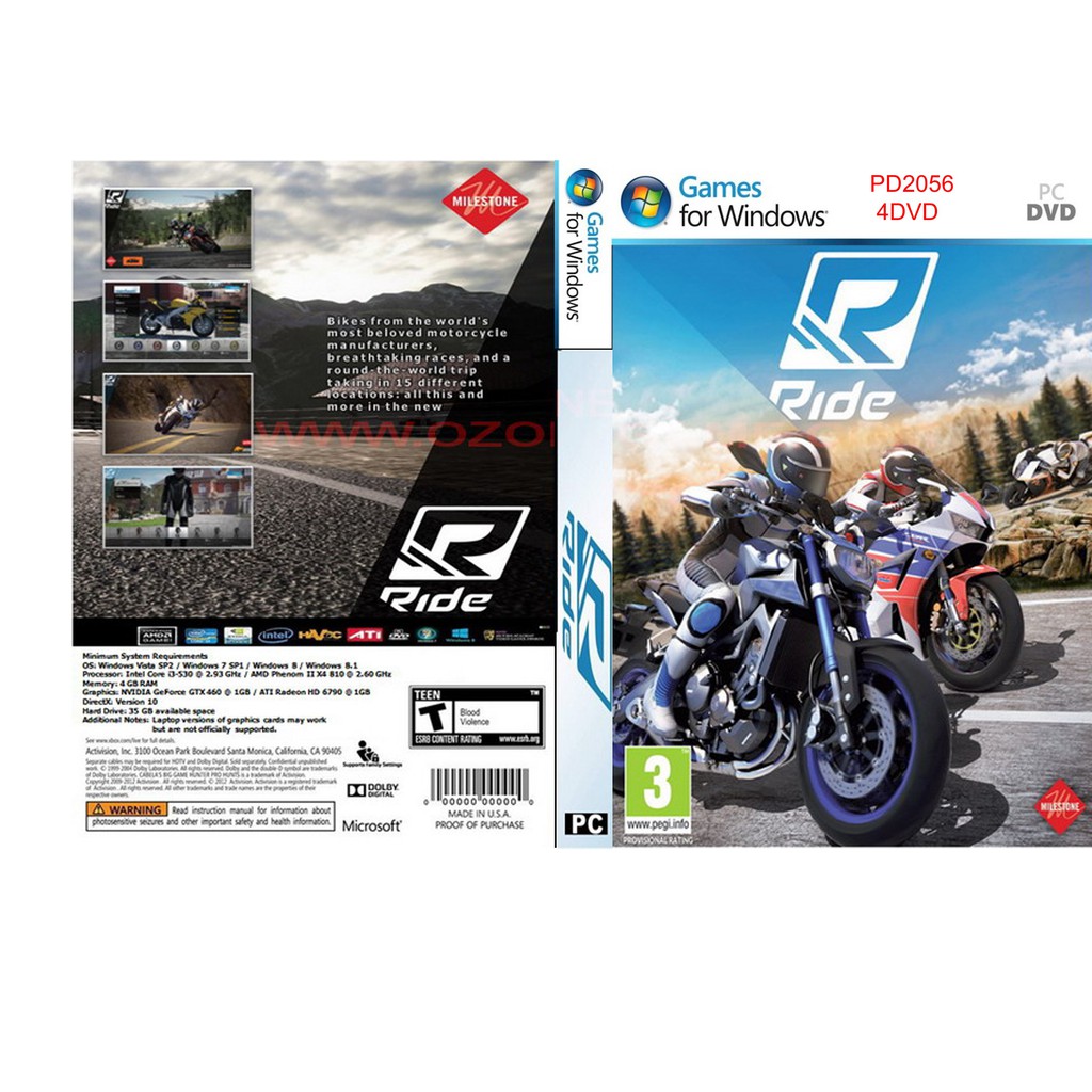 PC Games Collection RIDE - 4 DVD | Shopee Malaysia