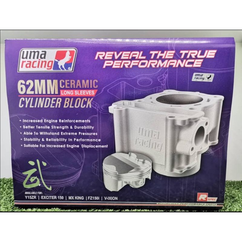 UMA RACING Long Sleeve Y15ZR Y15 YSUKU LC135 Block Ceramic Sleeves ...