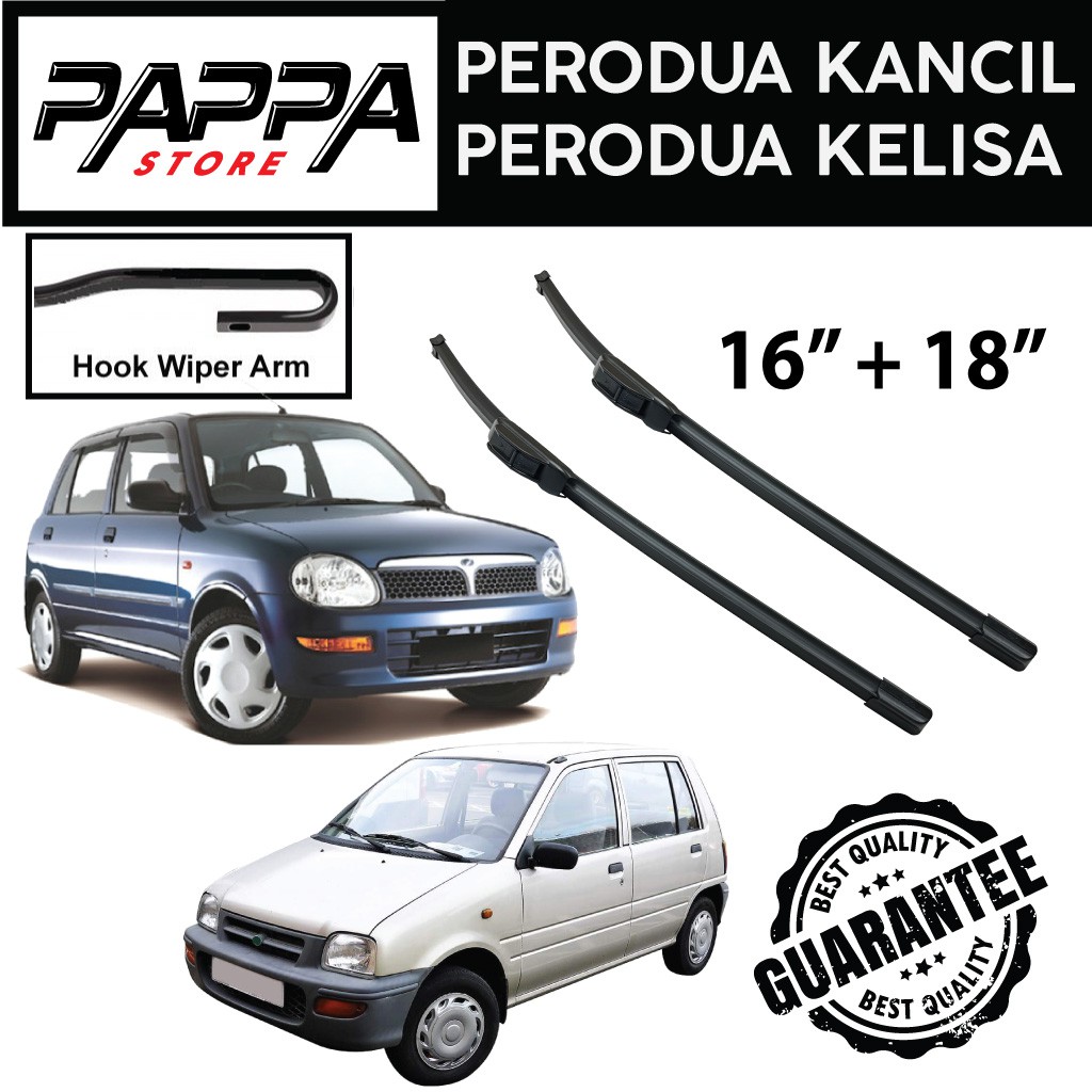 PERODUA KANCIL 660 850 / KELISA Original XDS Grade AA Rubber Wiper