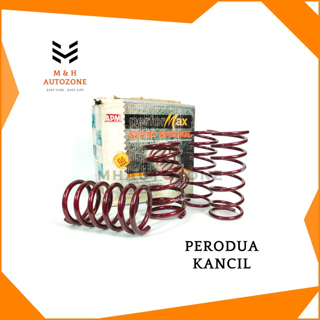 (4pcs) APM Performax Heavy Duty Coil Spring Perodua Kancil 660 850 ...