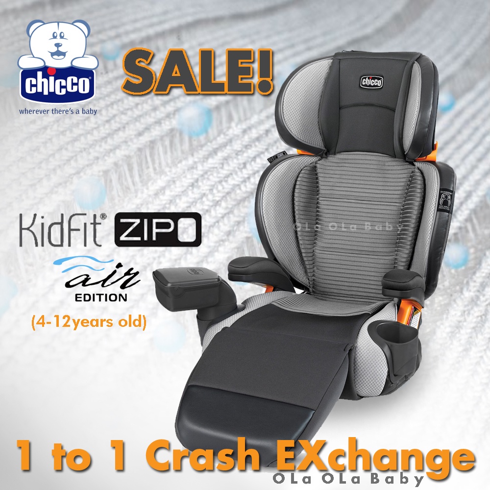 Chicco Kidfit Zip Air Plus Booster Car Seat (EU Version) | Shopee Malaysia