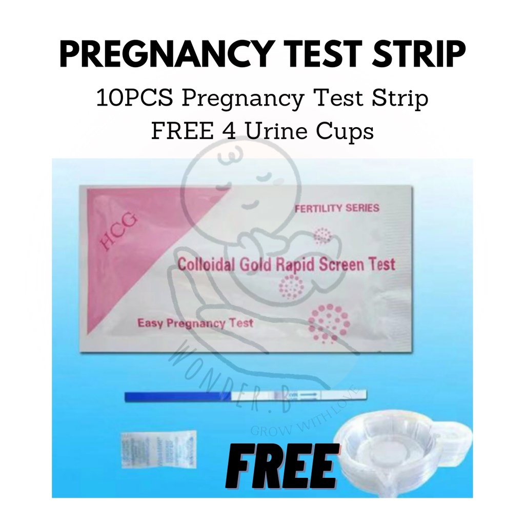 WonderB 10pcs Ovulation Test Strip Pregnancy Test Strip Pregnancy Test