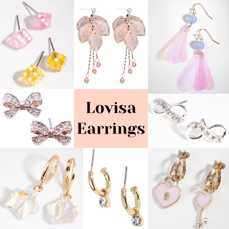 Lovisa Costume Jewelry Clip On Earrings