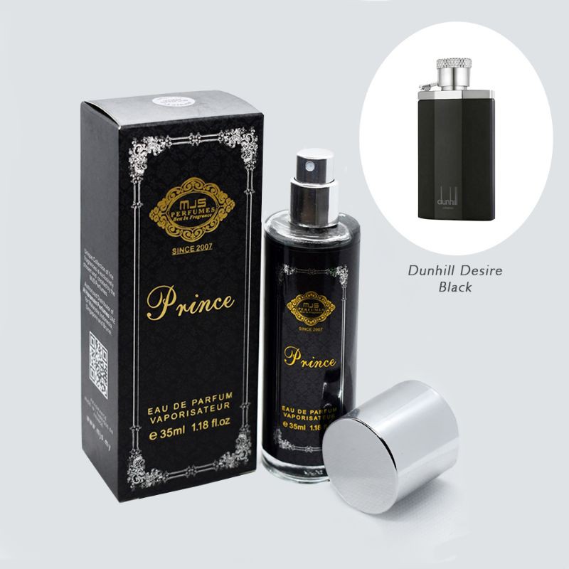 Most hot selling product Good Tester quality Donhill Black MJS princess eau de parfum for men 35 ml