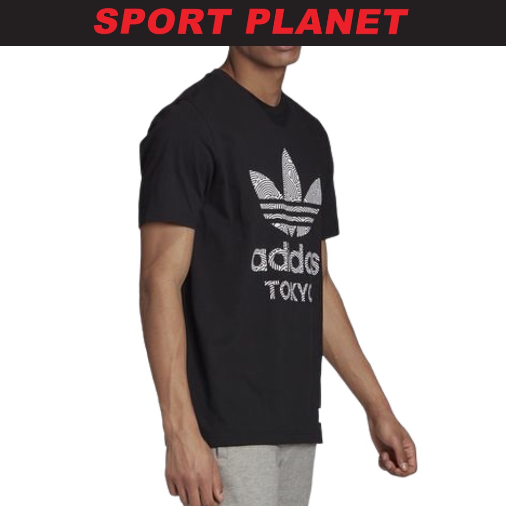 adidas Bunga Unisex Trefoil Tokyo Short Sleeve Tee Shirt GJ6750 Sport Planet 53 04 Shopee Malaysia