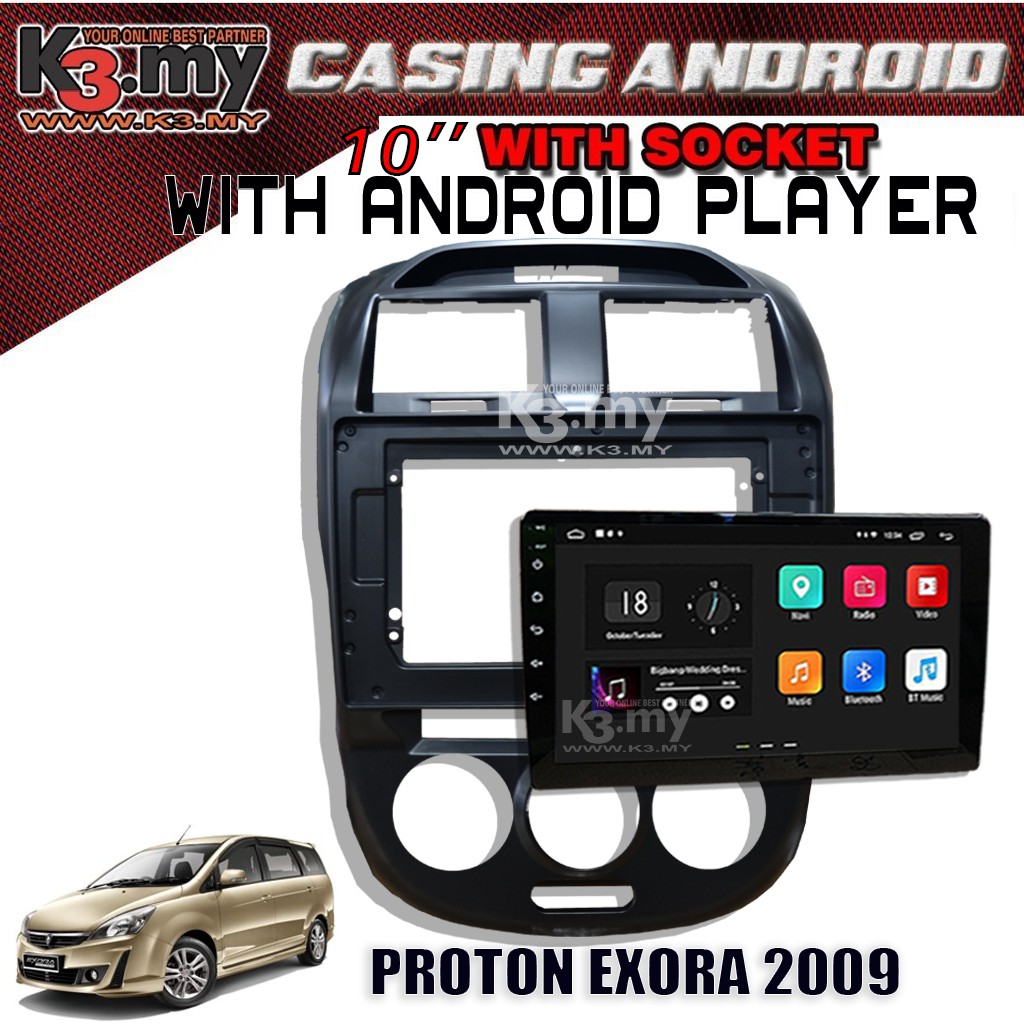 Proton Exora 2009 10 '' Android Player Touch Screen GPS Waze + Casing ...