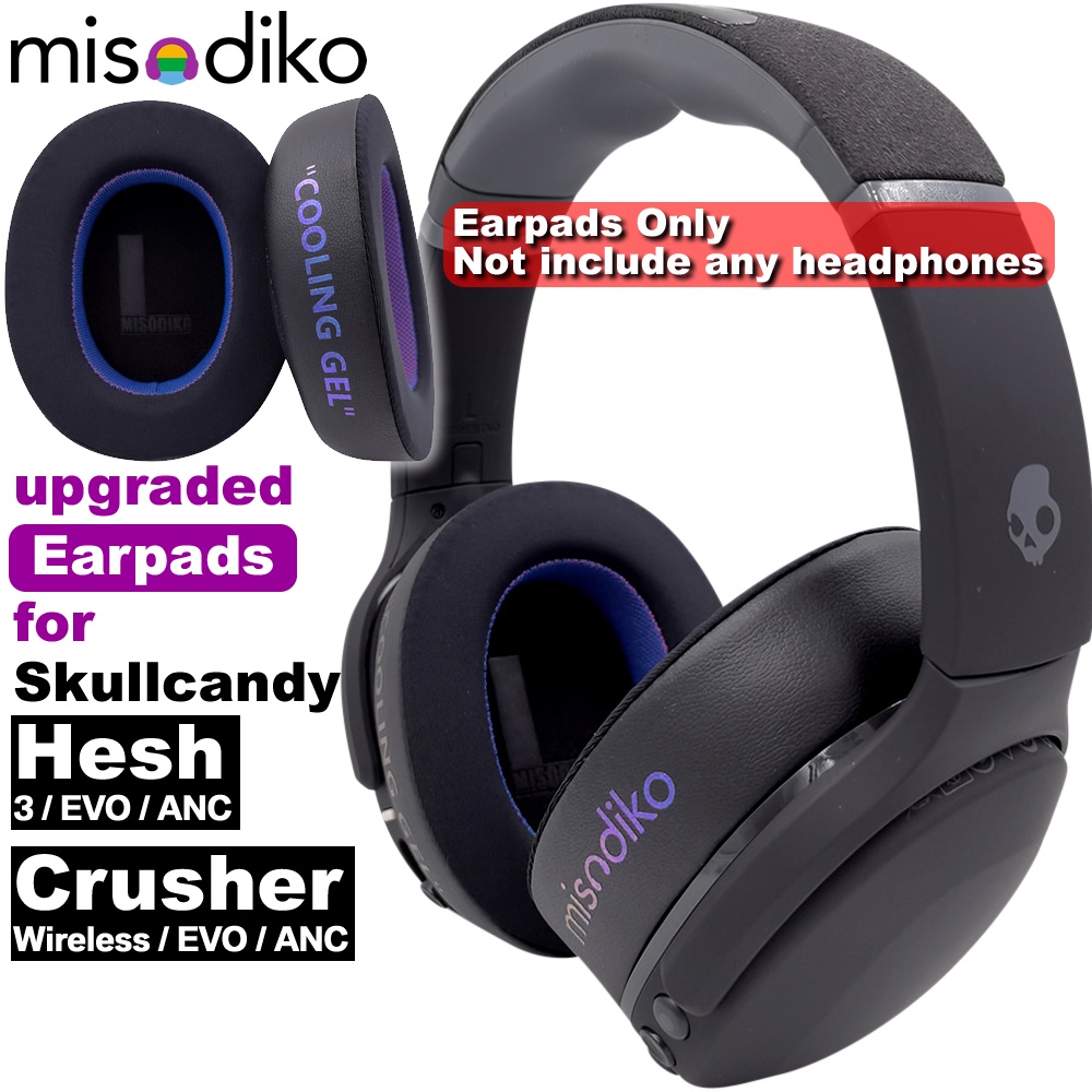 misodiko Upgraded Earpads Replacement for Skullcandy Hesh 3 / EVO / ANC