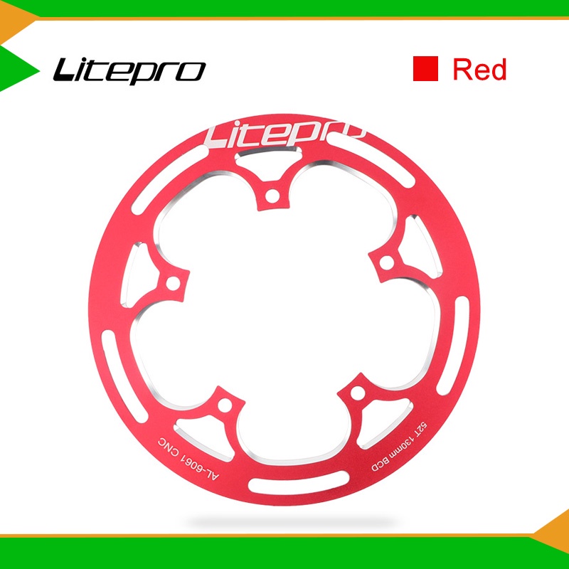 1PC Litepro Mountain Bike Crank 52T54T 130BCD Protector Chainring ...