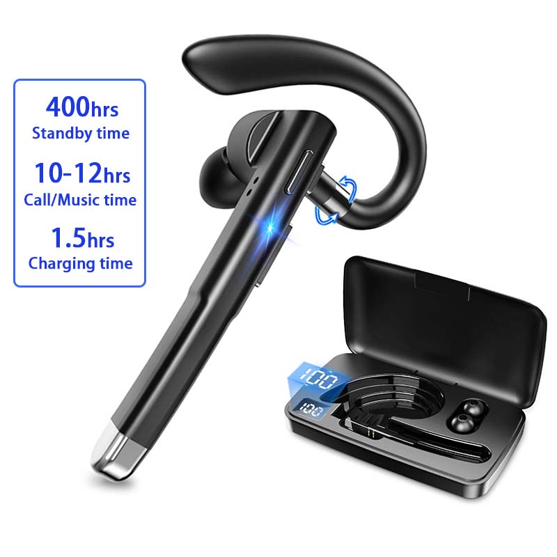 Piros Szín - YYK-520 Vezeték Nélküli Bluetooth Headset Tws Ultra Nagy Hatotavolsagu Zajcsokkento Fulre Szerelheto 921308