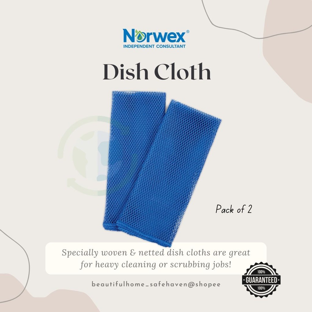 Norwex Dish Cloth 2 pieces Set Kitchen Cloth Sponge, 厨房洗碗布 2片装