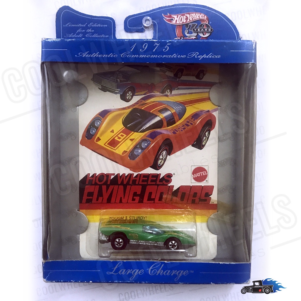 Hot Wheels 1998 30th Anniversary Flying Colors Large Charge (Aeroflash ...