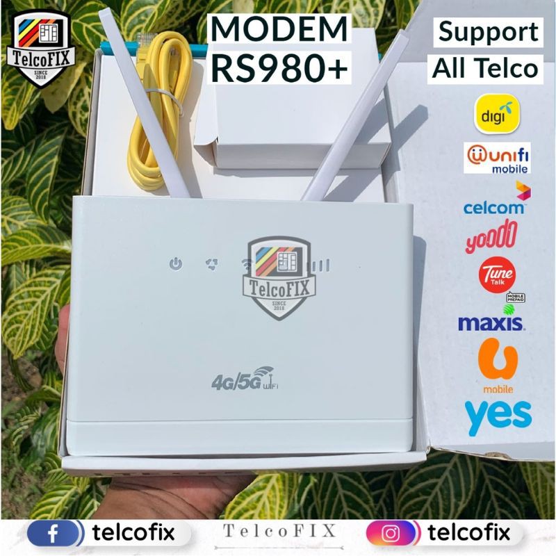 Router RS980+ Modem Unlimited Shopee Malaysia