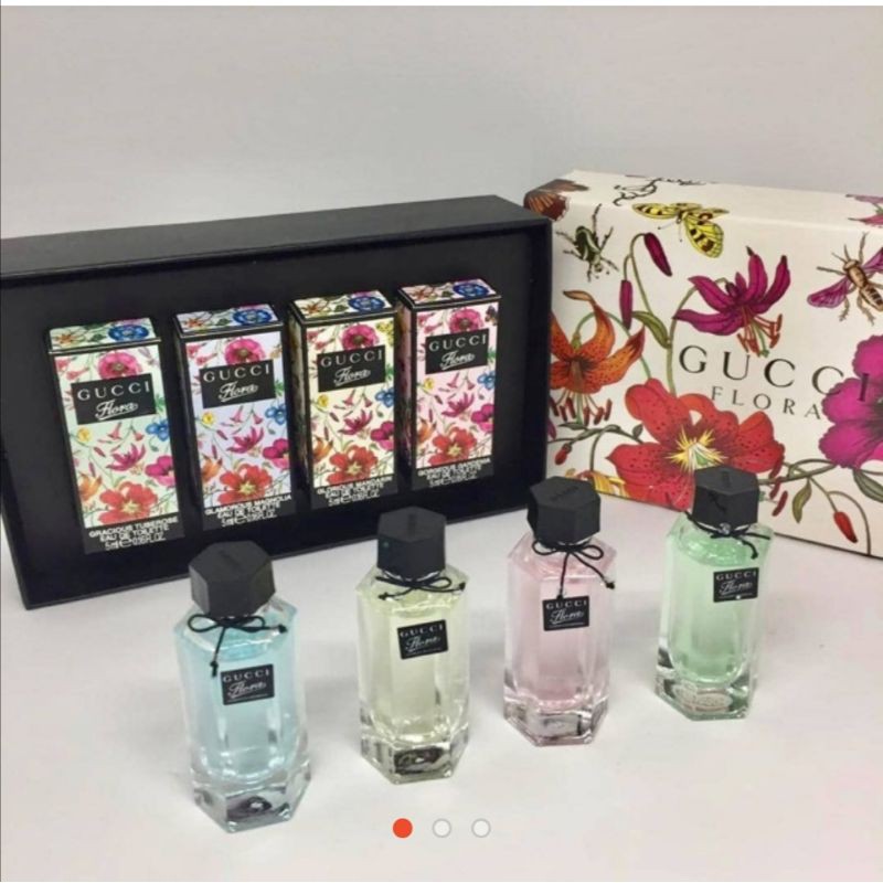 Gucci flora store miniature perfume set