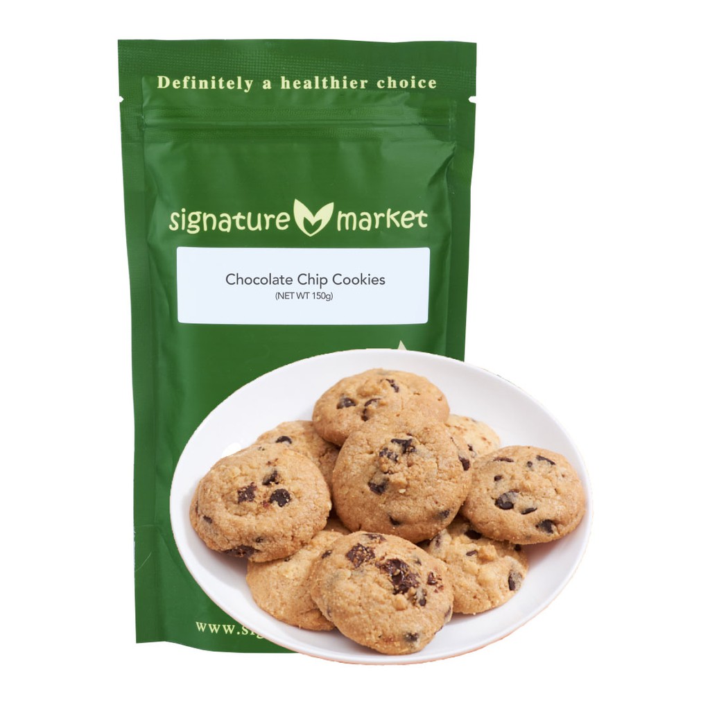 Signature Market Chocolate Chip Cookies (150g) | Shopee Malaysia