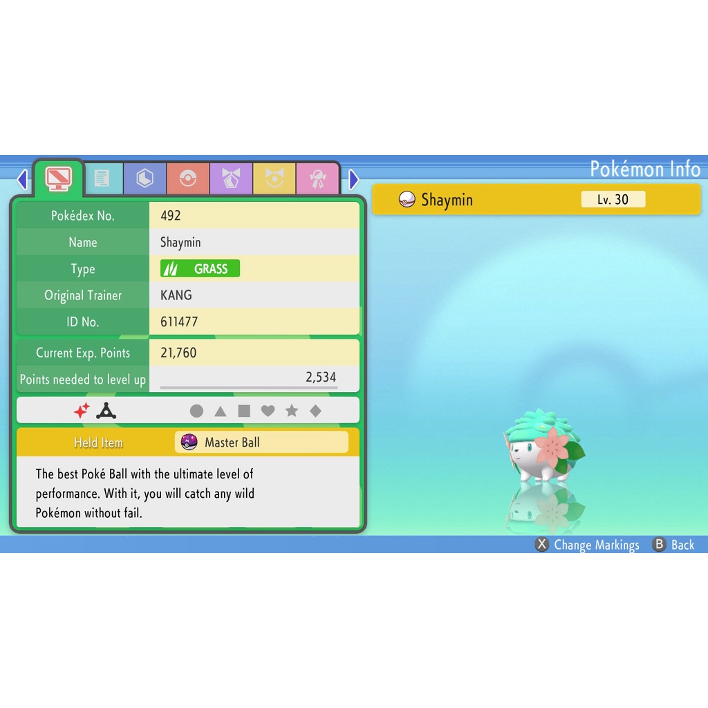 Shiny Shaymin 6IV Per Pokémon Scarlatto E Viola - Nuovo, Nintendo