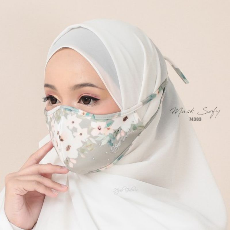 [HIJAB GALERIA] MASK HIJAB SOFY MATERIAL SCUBA LEMBUT TIEBACK BERTALI ...