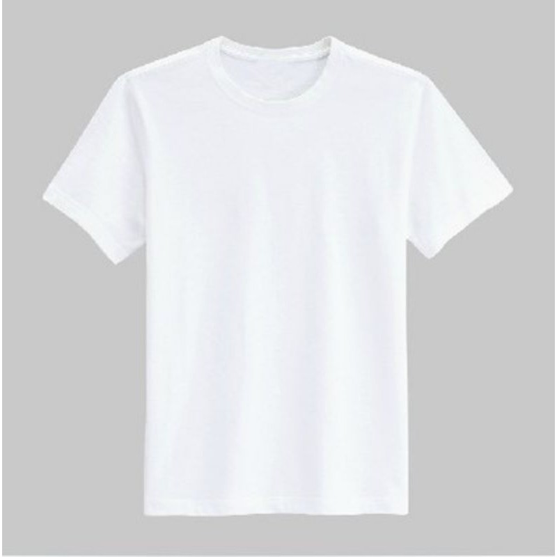 Slim Plain Short Sleeve Round Neck T Shirt White Black Men Base shirt Shopee Malaysia