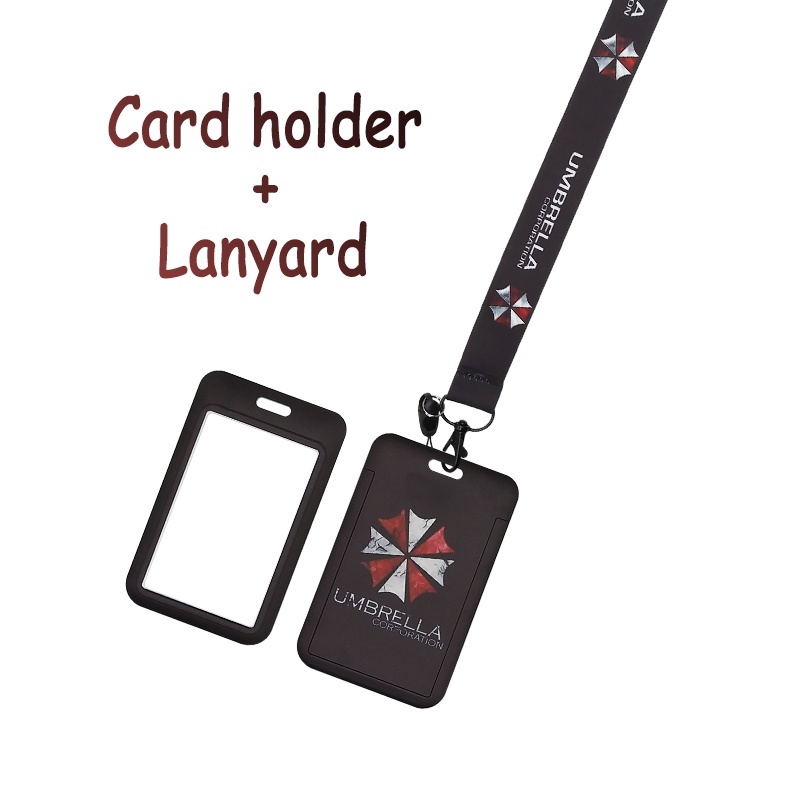 Resident Evil Card Protector With Neck Lanyard Umbrella Corporation ...