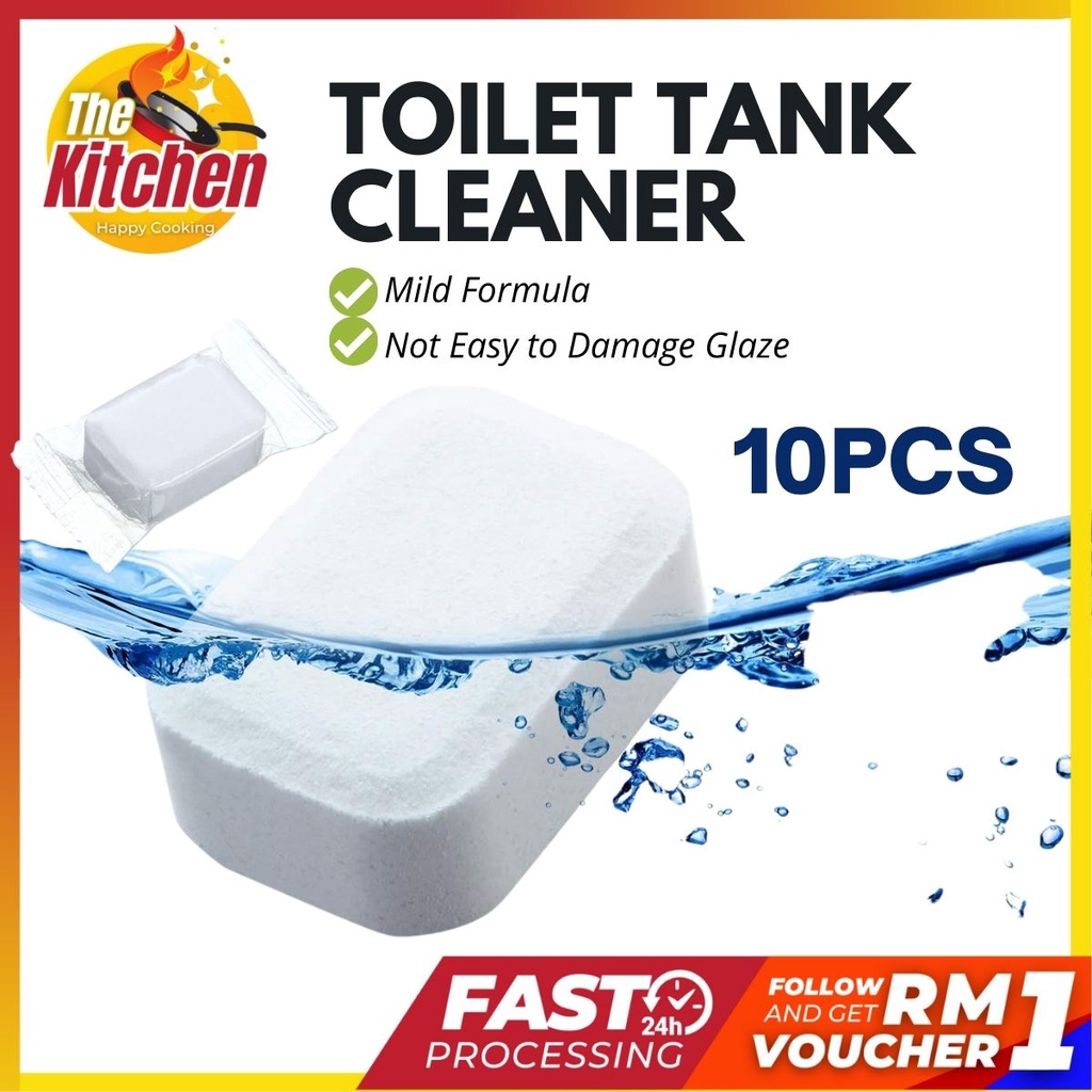 10 PCS Toilet Tank Cleaner Toilet Bowl Tank Cleaner Effervescent