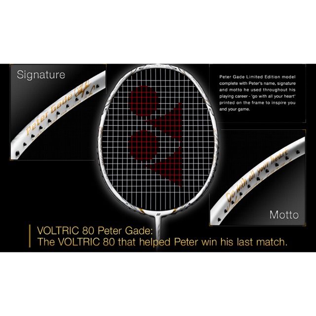 YONEX Voltric 80 peter gade signature | Shopee Malaysia