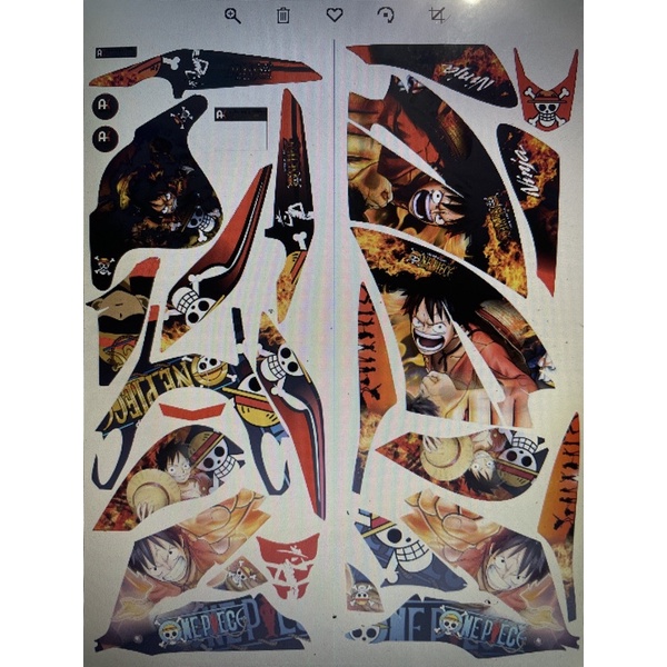 KAWASAKI RR150 ONE PIECE STIKER | Shopee Malaysia