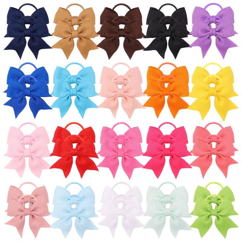 LZ 🇲🇾 1Pc Getah Rambut Riben Bow Hair Tie Cute Children Kids Ikat ...