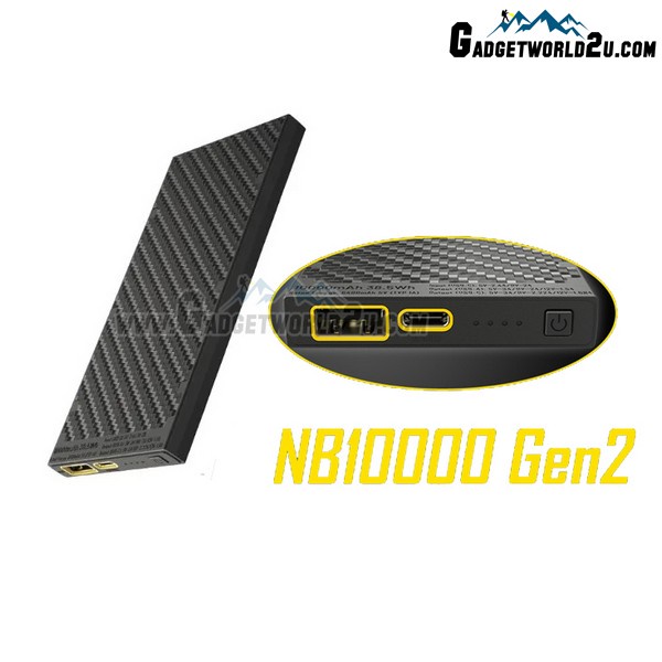 Nitecore Nb10000 Gen 2 Quick Charge Usbusb C Dual Port 10000mah Power Bank Shopee Malaysia 2478