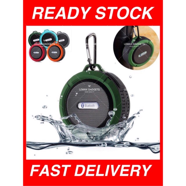 Bluetooth Wireless Mini Speaker C6 Waterproof. | Shopee Malaysia