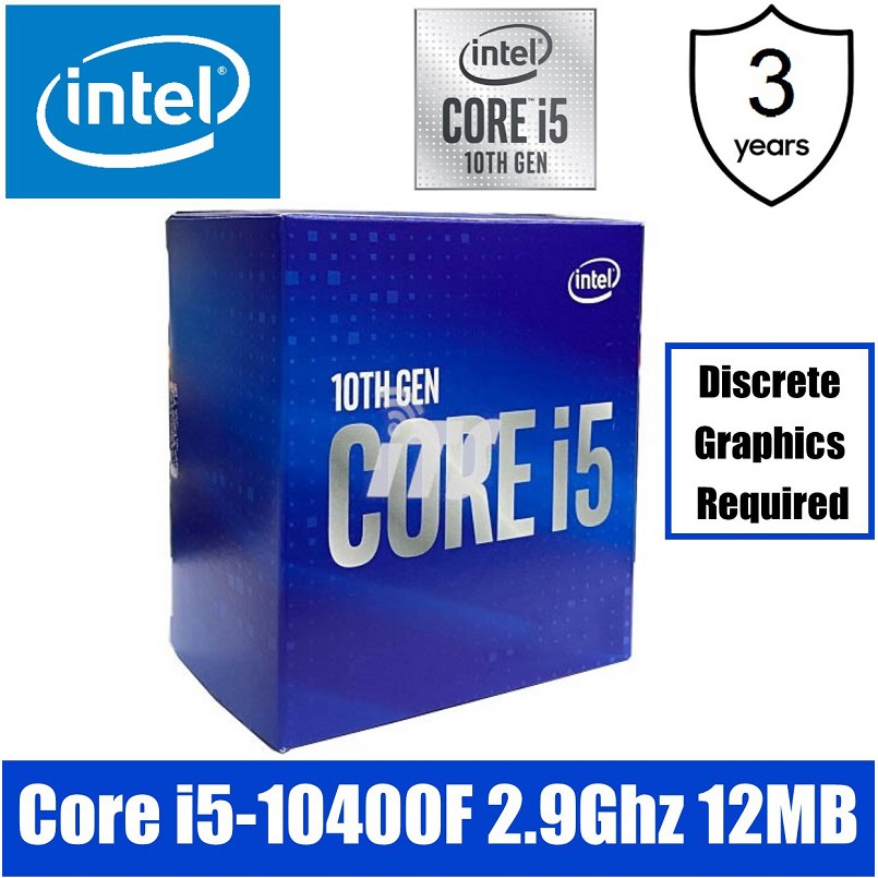 Intel Core I5-10400F 10th Gen Processor - Comet Lake (12MB Cache