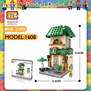 Little B House Street View Building Blocks Creative Brick Food Educational  Toys 街景积木 Blok Mini - BT186