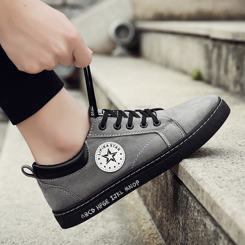 Male's low tops sneaker fahsion comfortable suede casual men sport shoe ...