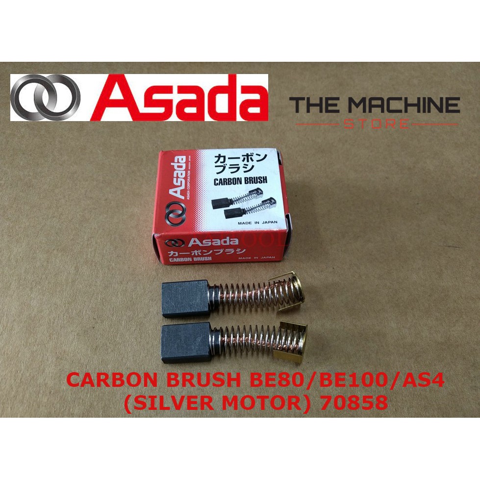 Japan Asada Carbon Brush for Beaver BE50 /AS2 70851 and BE80/AS4 70858 ...