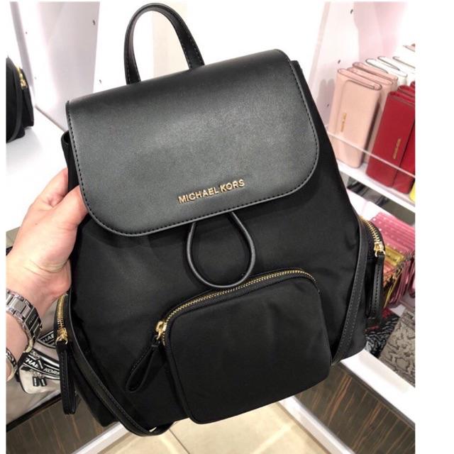 Michael Kors Abbey Nylon Large Backpack Bag | Shopee Malaysia