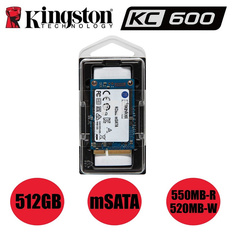 Kingston KC600 mSATA SSD (256GB/512GB) | Shopee Malaysia
