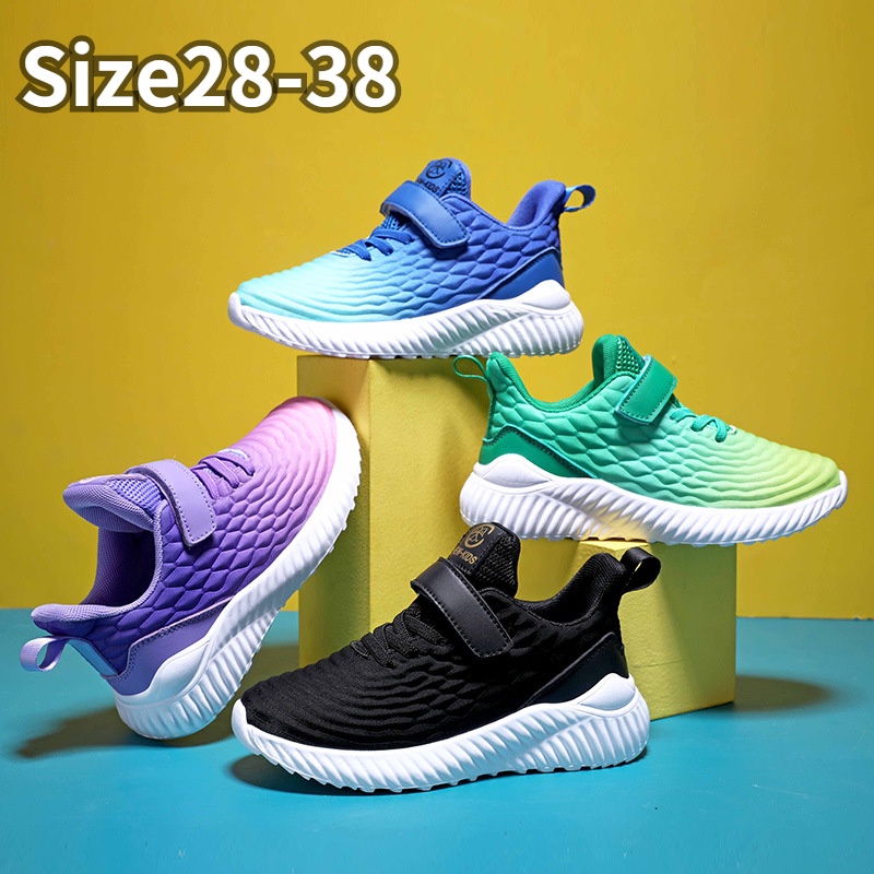 Ready Stock Running Shoes for Kids Rubber Sneakers for Kids Boy Jogging