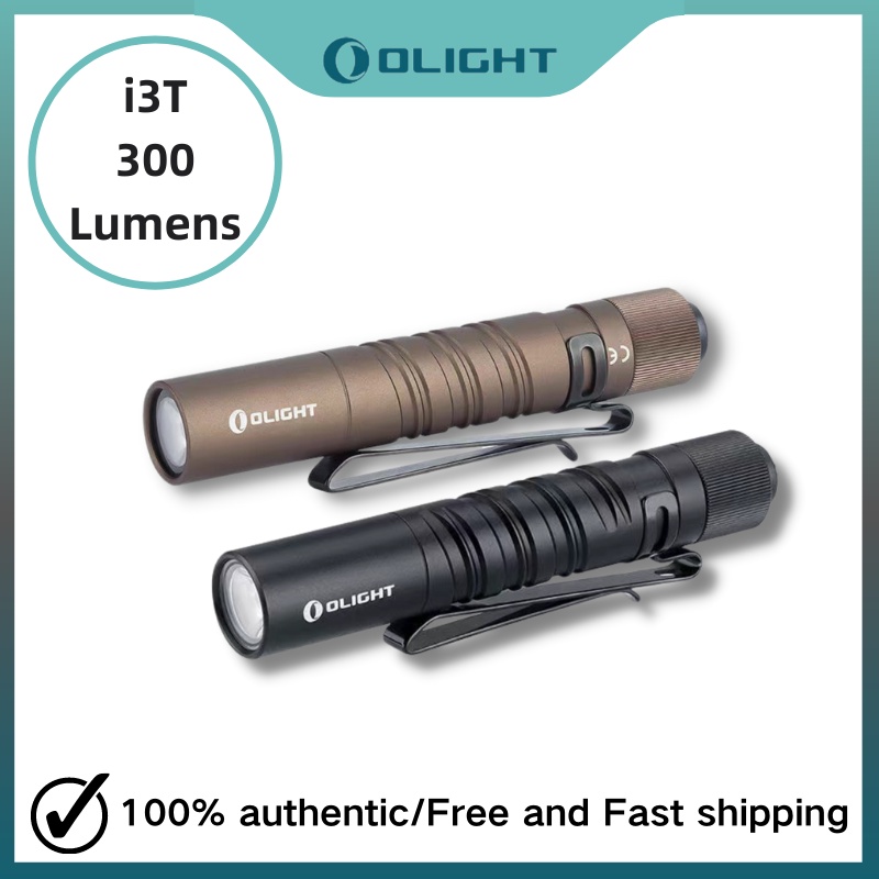 Olight i3T EOS Mini Keychain Flashlight 180Lumens With AAA Battery