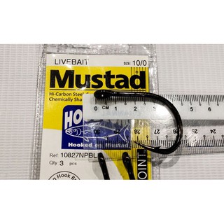 Mustad 10827NP-BN ISEAMA HOOKS LIVE BAIT