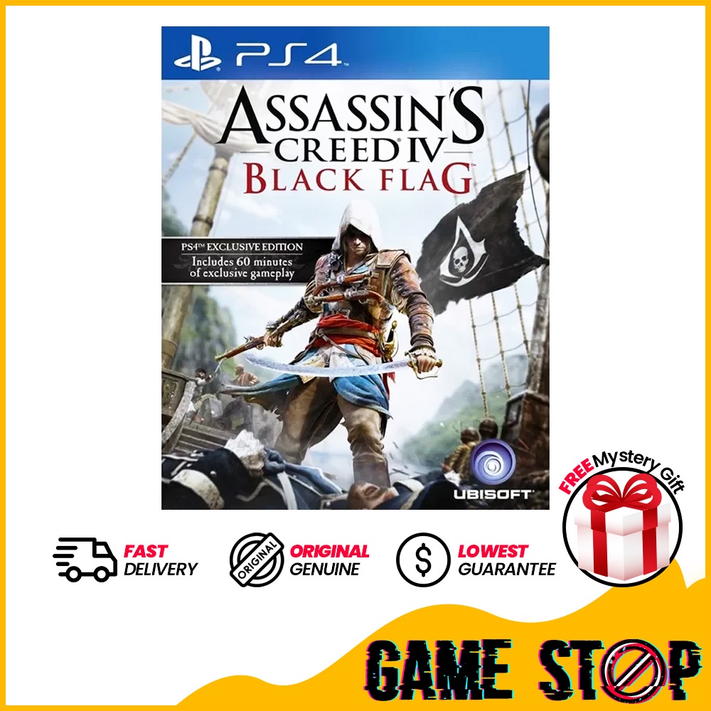 Ps4 Assassins Creed Iv Black Flag English Version Shopee Malaysia