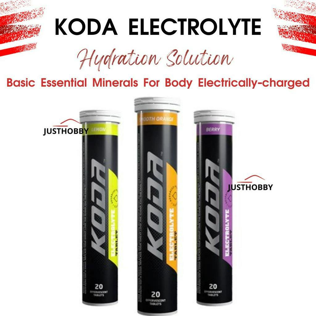 KODA Electrolyte Tablets Koda Nutrition Energy Hydration Tablets For