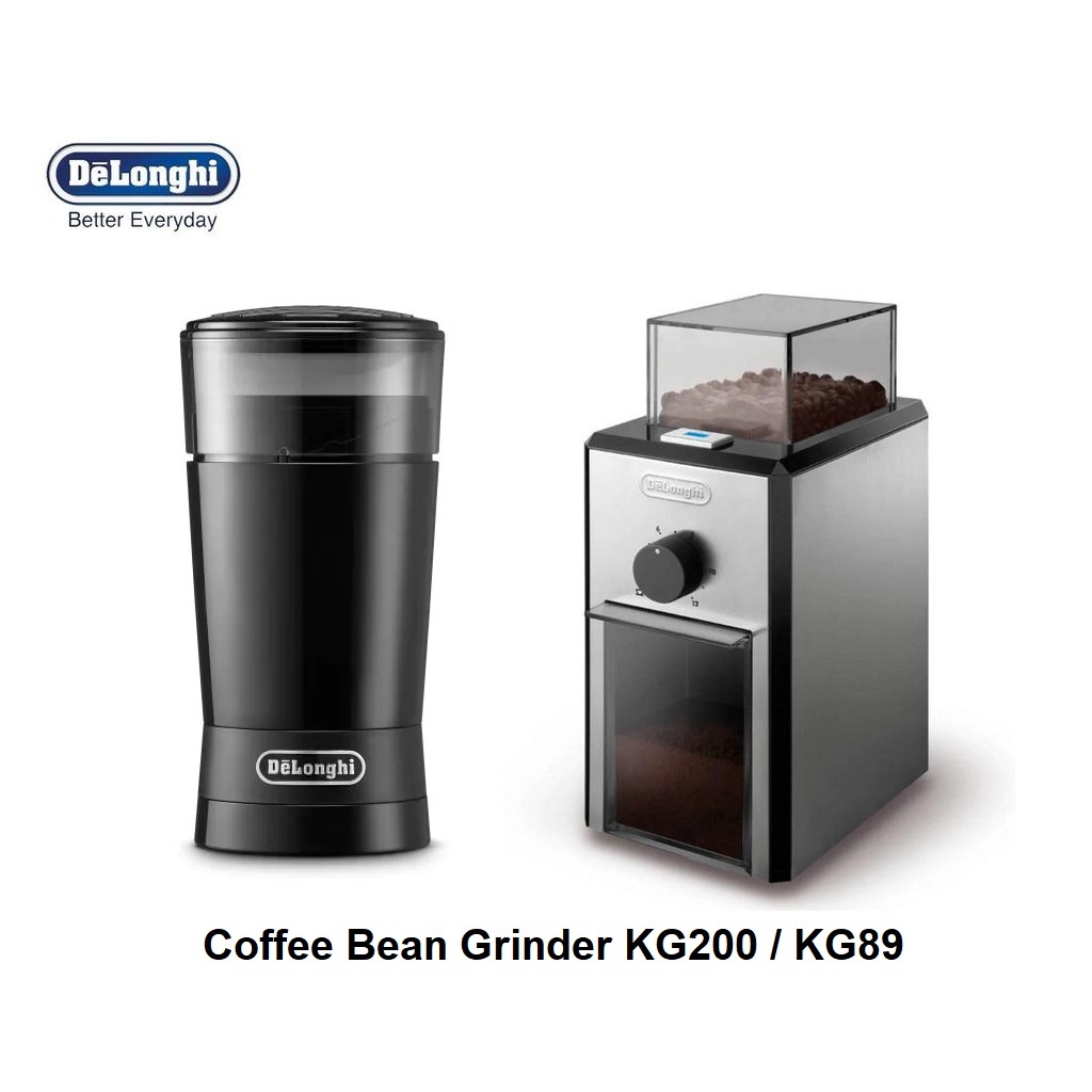 Delonghi Coffee Grinder KG200 🆕 / Coffee Burr Grinder KG89 Shopee