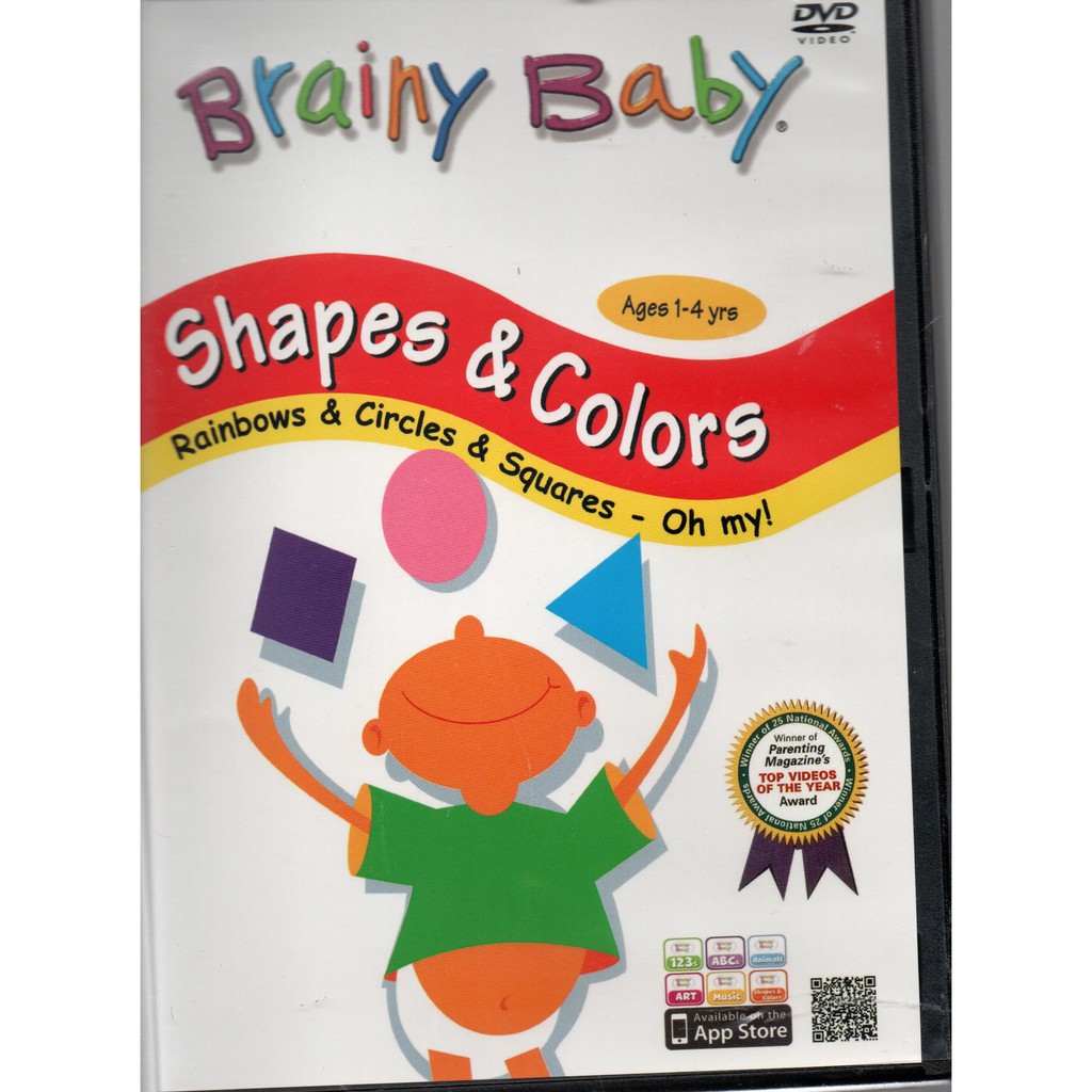 DVD Brainy Baby Shapes & Colors ( Ages 14 Yrs ) Shopee Malaysia