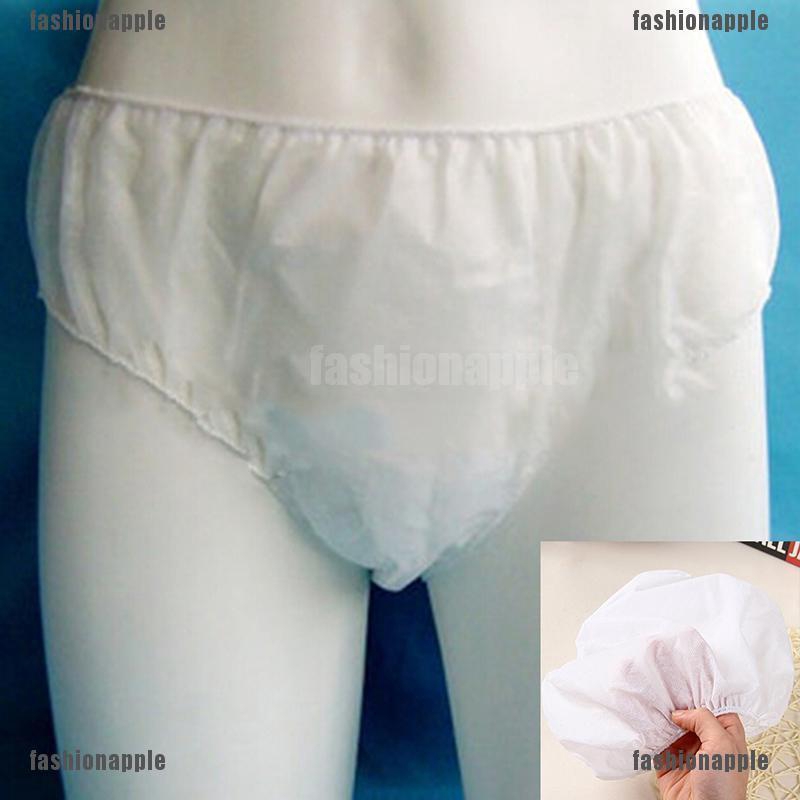 Disposable Unisex Paper Panties Brief Underwear Shopee Malaysia