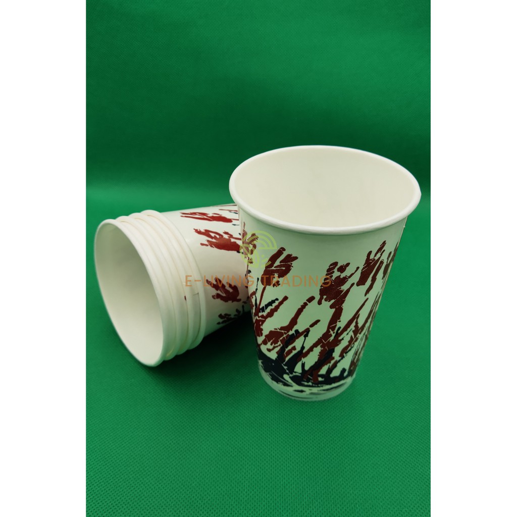 Cawan Kertas-16oz- Design Paper Cold Cup | Shopee Malaysia