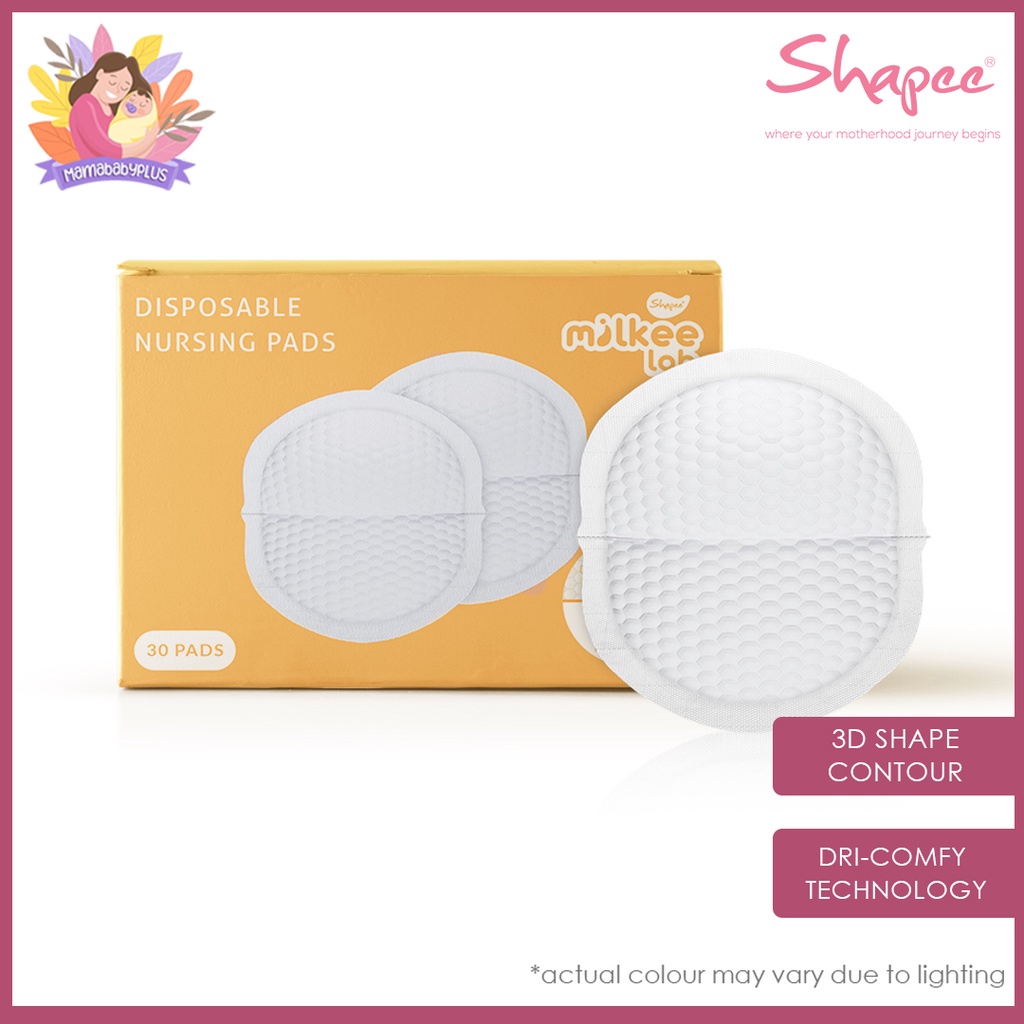 Shapee Milkee Lab Disposable Breastpad Breastfeeding 30pcs