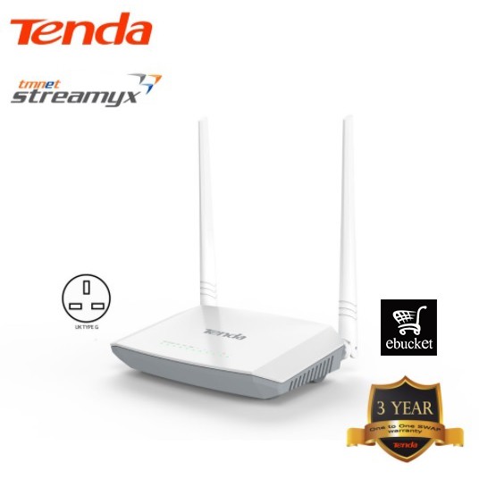 Tenda ADSL Modem Router (300Mbps) D301 V2.0(support streamyx , unifi ...