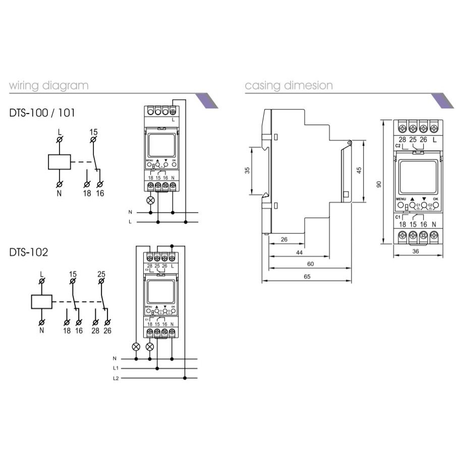 DELAB Digital Time Switch DTS-100 DTS-101DTS-102 | Shopee Malaysia