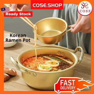 20cm Korean Ramen Cooking Pot with Spoon Chopsticks Lid Ramen Pot Fast  Heating Instant Noodle Soup Korean Korean Ramen Noodle Pot Fast Heating For