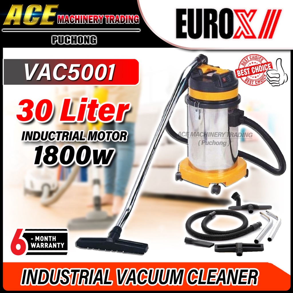 Europower Vacuum Cleaner 30l 1800w Heavy Duty Professional For Car Wash