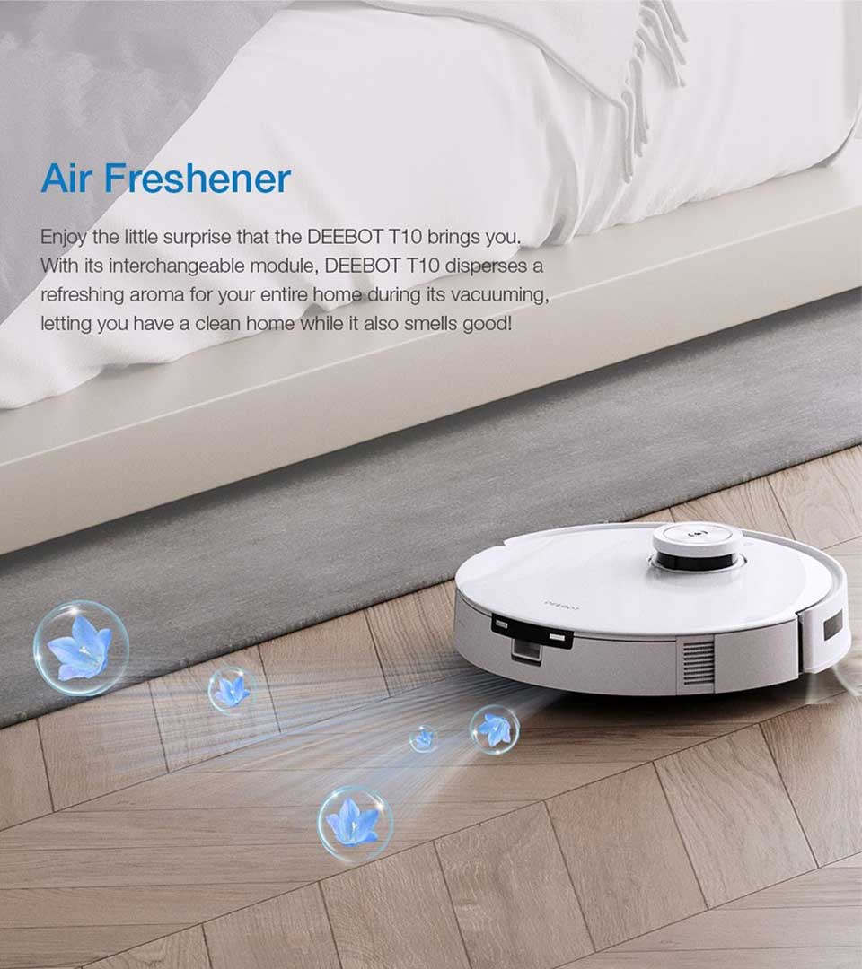 ECOVACS DEEBOT T10 Robot Vacuum Cleaner | Upgraded AIVI 3D Technology ...